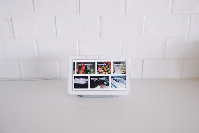 Interfaccia su tablet per la gestione dei dispositivi smart home Volta di ultima generazione